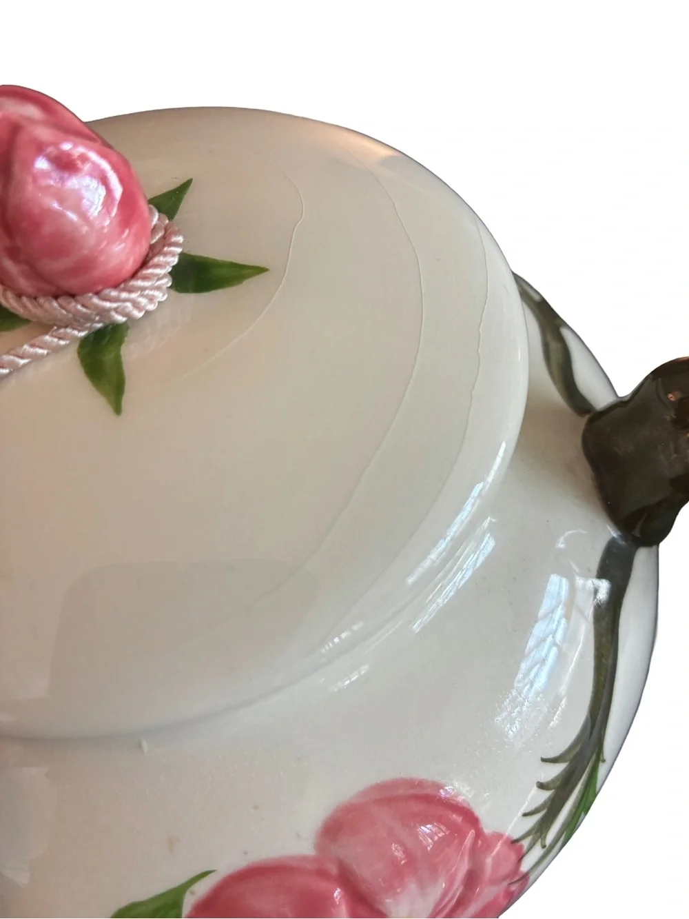 Vintage Franciscan Desert Rose Teapot 🌹 Hand Painted USA Cottagecore Decor
